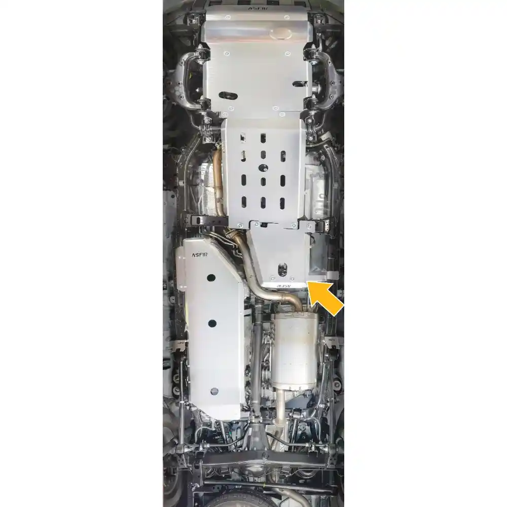 Asfir 4x4 Toyota Land Cruiser 250 (2024+) Transfer Case Skid Plate | Hybrid - Image 3