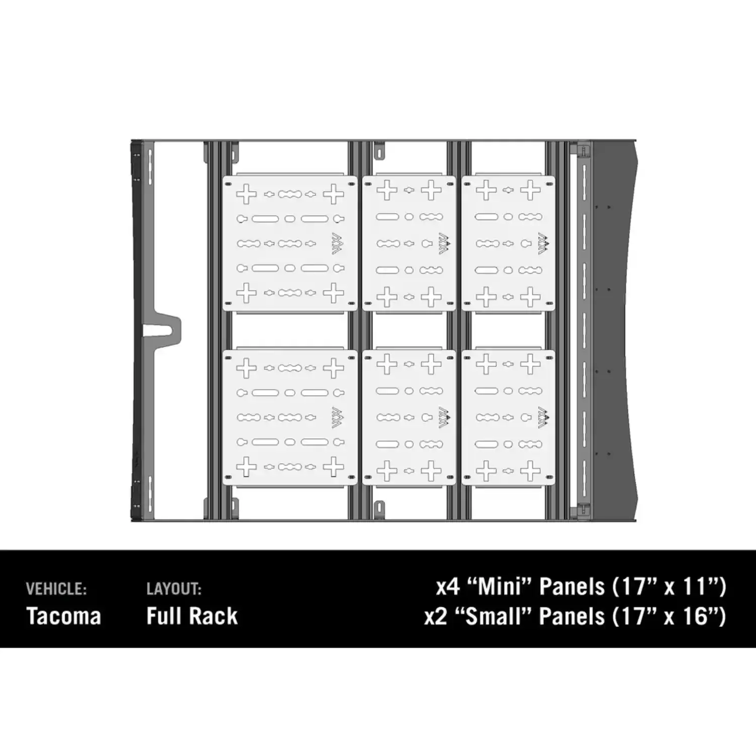 Backwoods Adventure Mods Tacoma DRIFTR Roof Rack (2005-2023) - Image 3