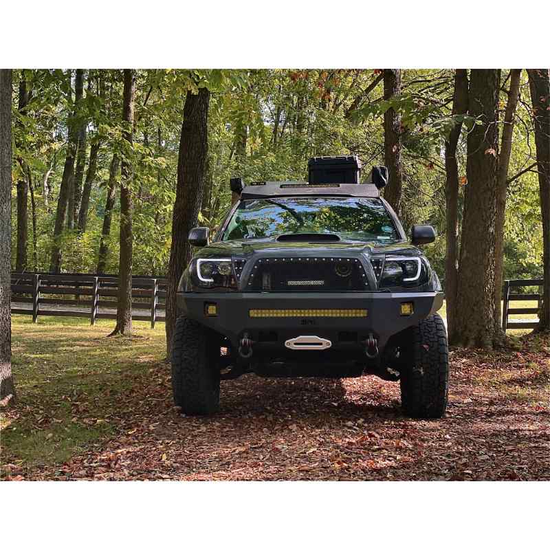 Body Armor 2005-2015 Toyota Tacoma Pro Series Front Winch Bumper - Image 5
