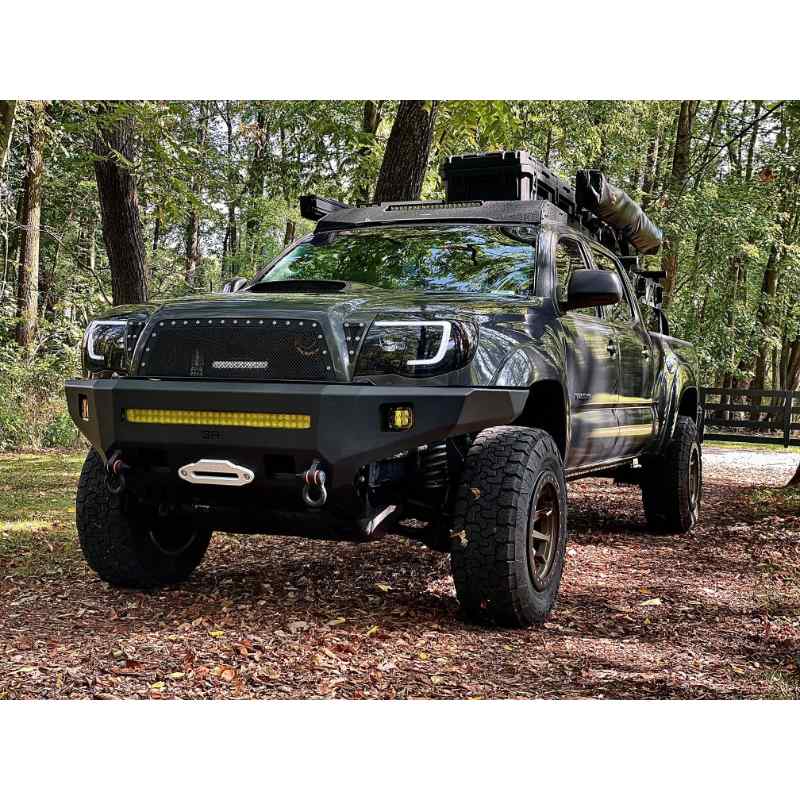 Body Armor 2005-2015 Toyota Tacoma Pro Series Front Winch Bumper - Image 6