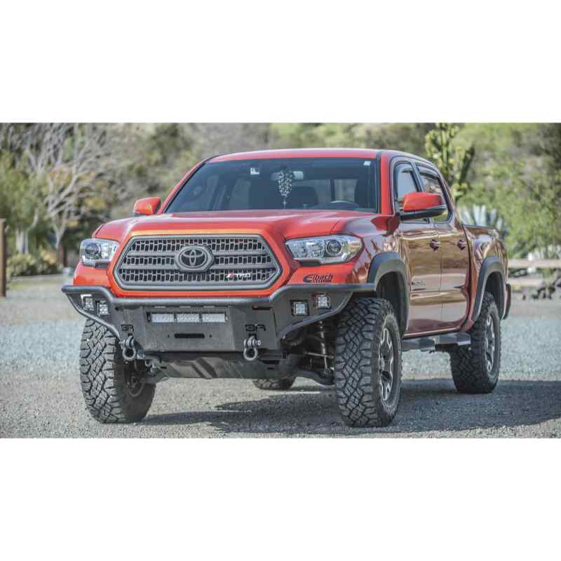 Body Armor 2016-2023 Toyota Tacoma Desert Series Front Winch Bumper - Image 3