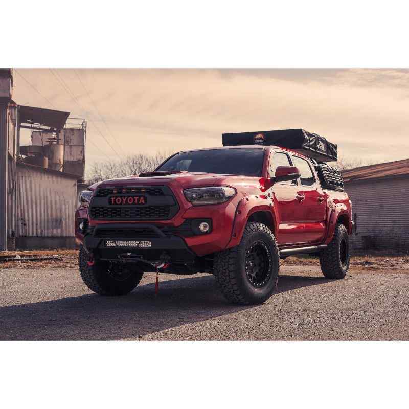 Body Armor 2016-2023 Toyota Tacoma Hiline Front Winch Bumper - Image 7