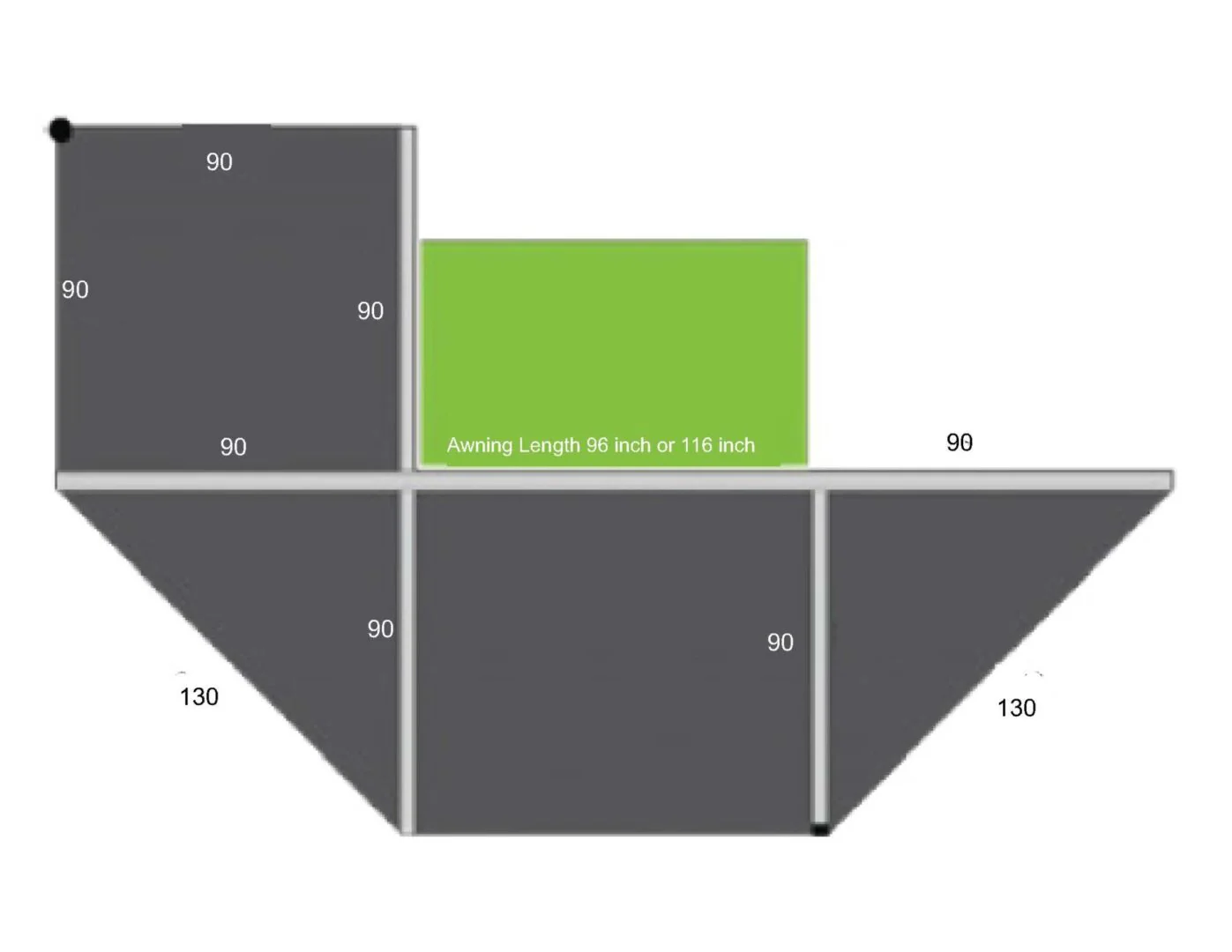 Bundutec BunduAwn Standard Awning 270 - Image 3