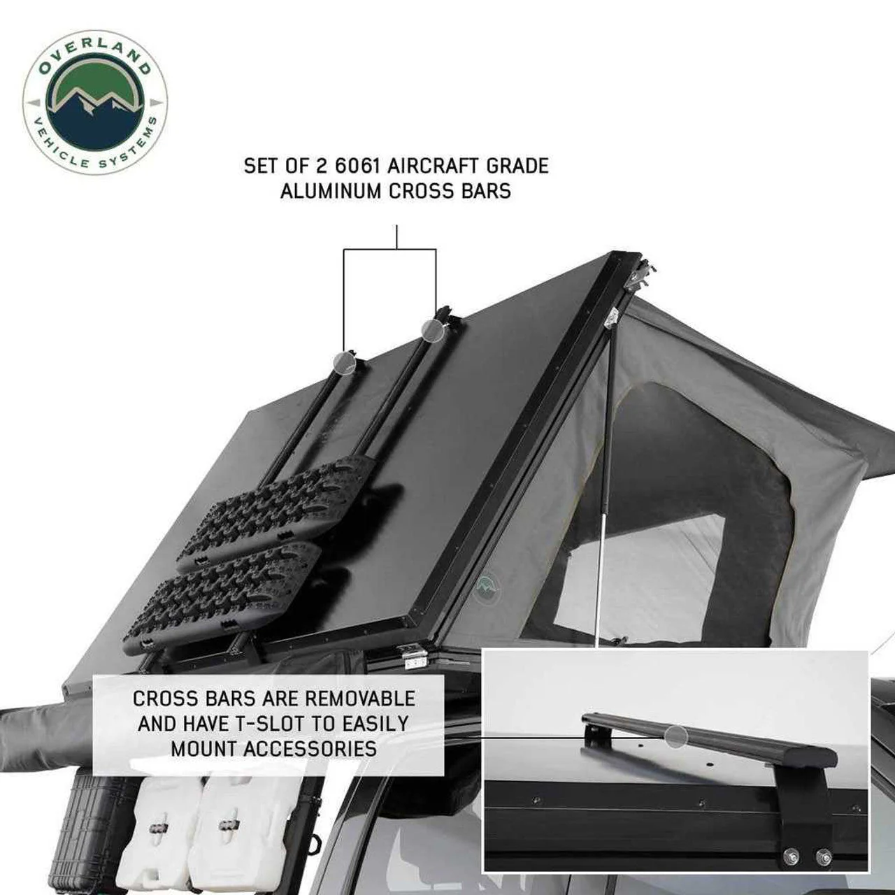 Overland Vehicle Systems Sidewinder Aluminum Side Opening Roof Top Tent - Image 4