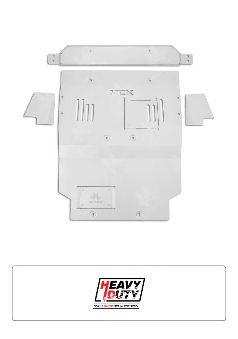 MillerCat Tacoma 2.4L 2024+ MCX Skid Plate - Image 4