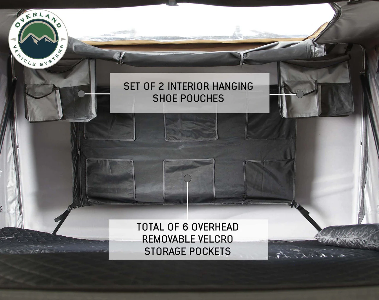 Overland Vehicle Systems Bushveld Hard Shell Roof Top Tent - Image 10