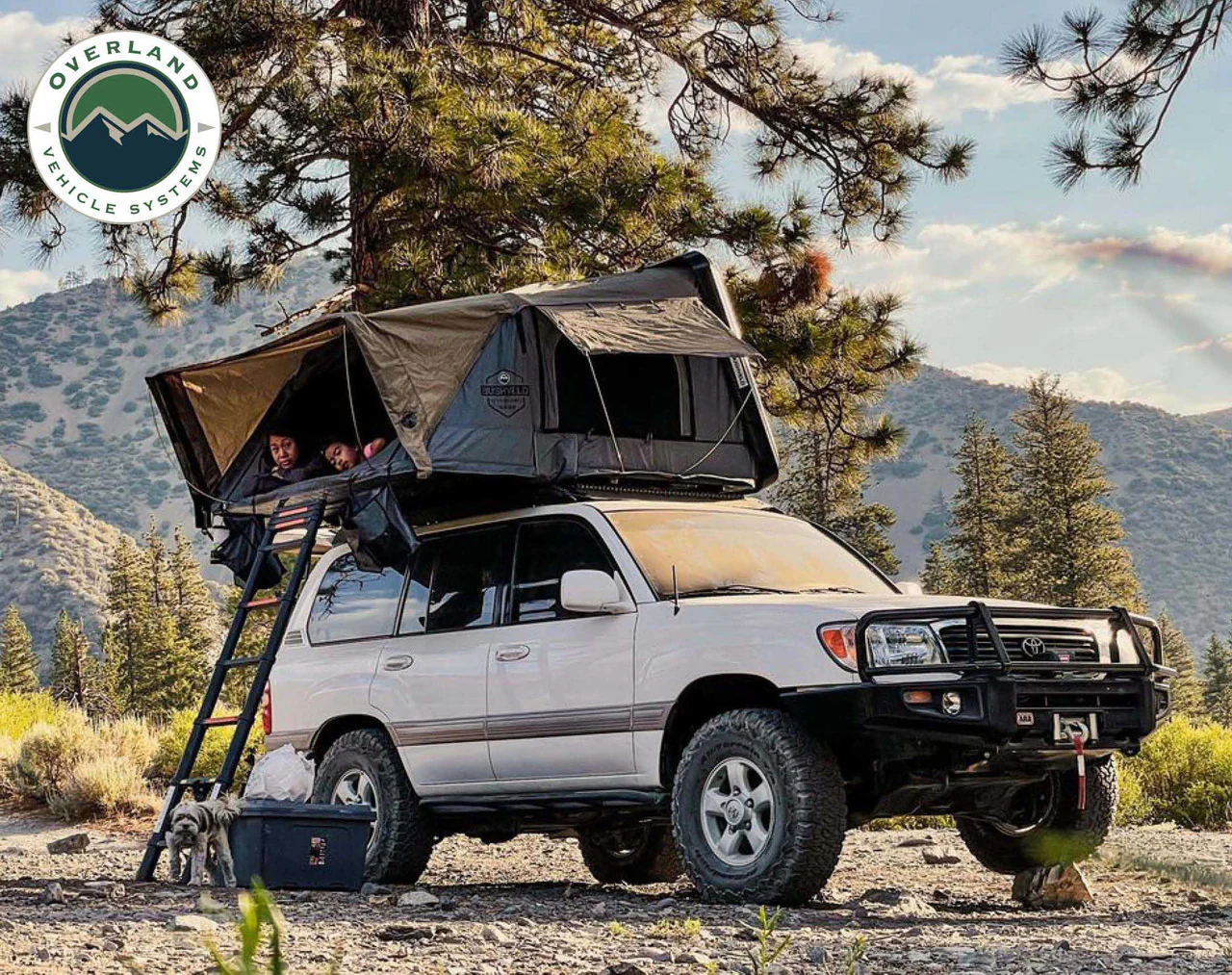 Overland Vehicle Systems Bushveld Hard Shell Roof Top Tent - Image 3