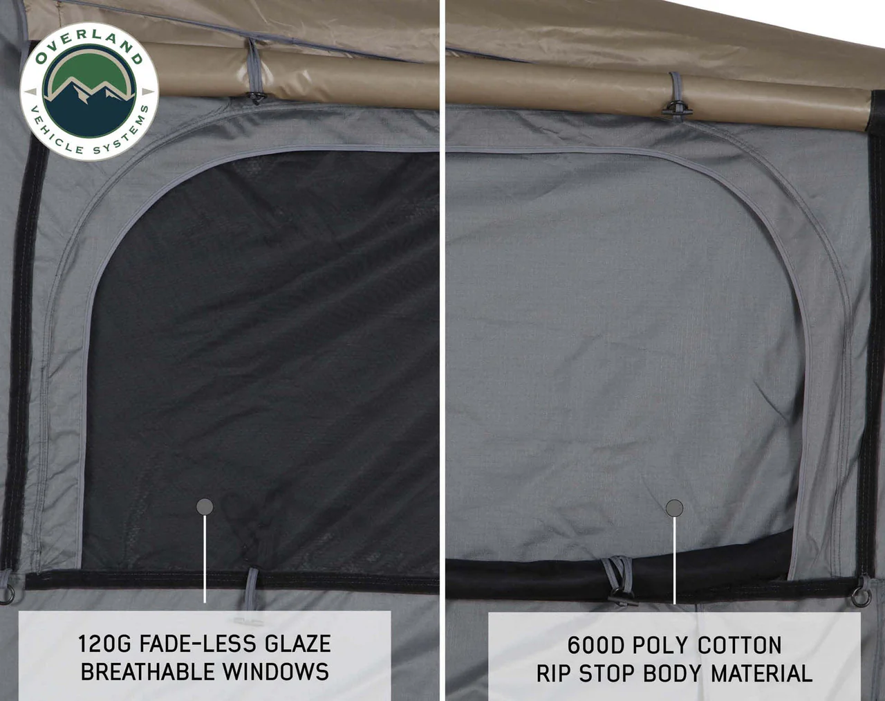 Overland Vehicle Systems Bushveld Hard Shell Roof Top Tent - Image 8