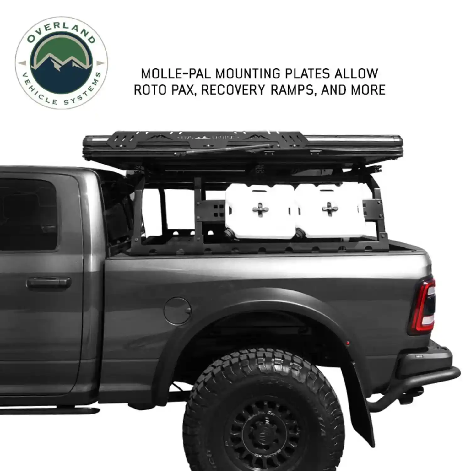 Overland Vehicle Systems Discovery Bed Rack - Mid Size Truck Short Bed - Image 18