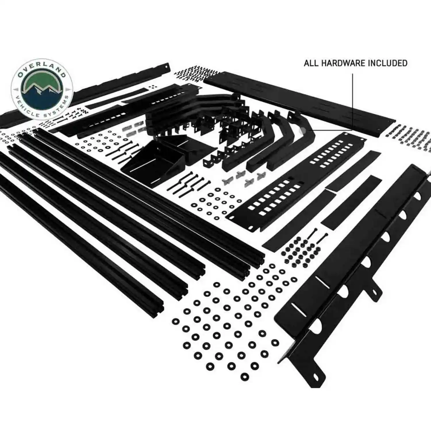 Overland Vehicle Systems Discovery Bed Rack - Mid Size Truck Short Bed - Image 25