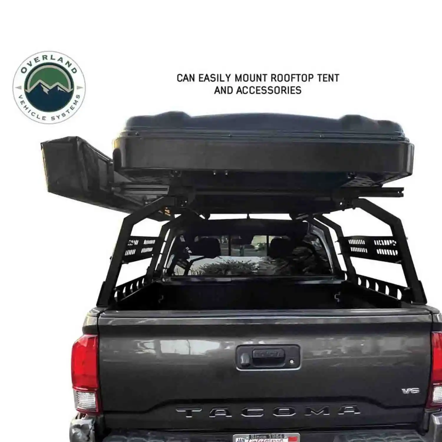 Overland Vehicle Systems Discovery Bed Rack - Mid Size Truck Short Bed - Image 7
