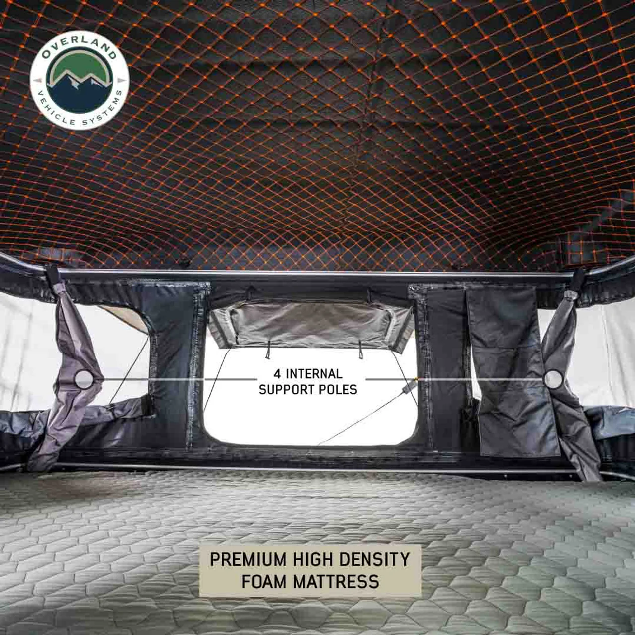 Overland Vehicle Systems HD Bundu Hard Shell Pop Up Roof Top Tent - Image 4