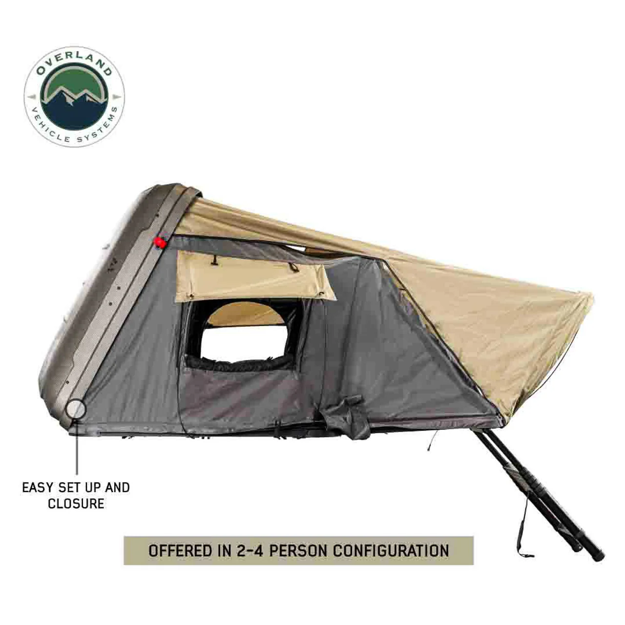 Overland Vehicle Systems HD Bundu Hard Shell Roof Top Tent - Image 11
