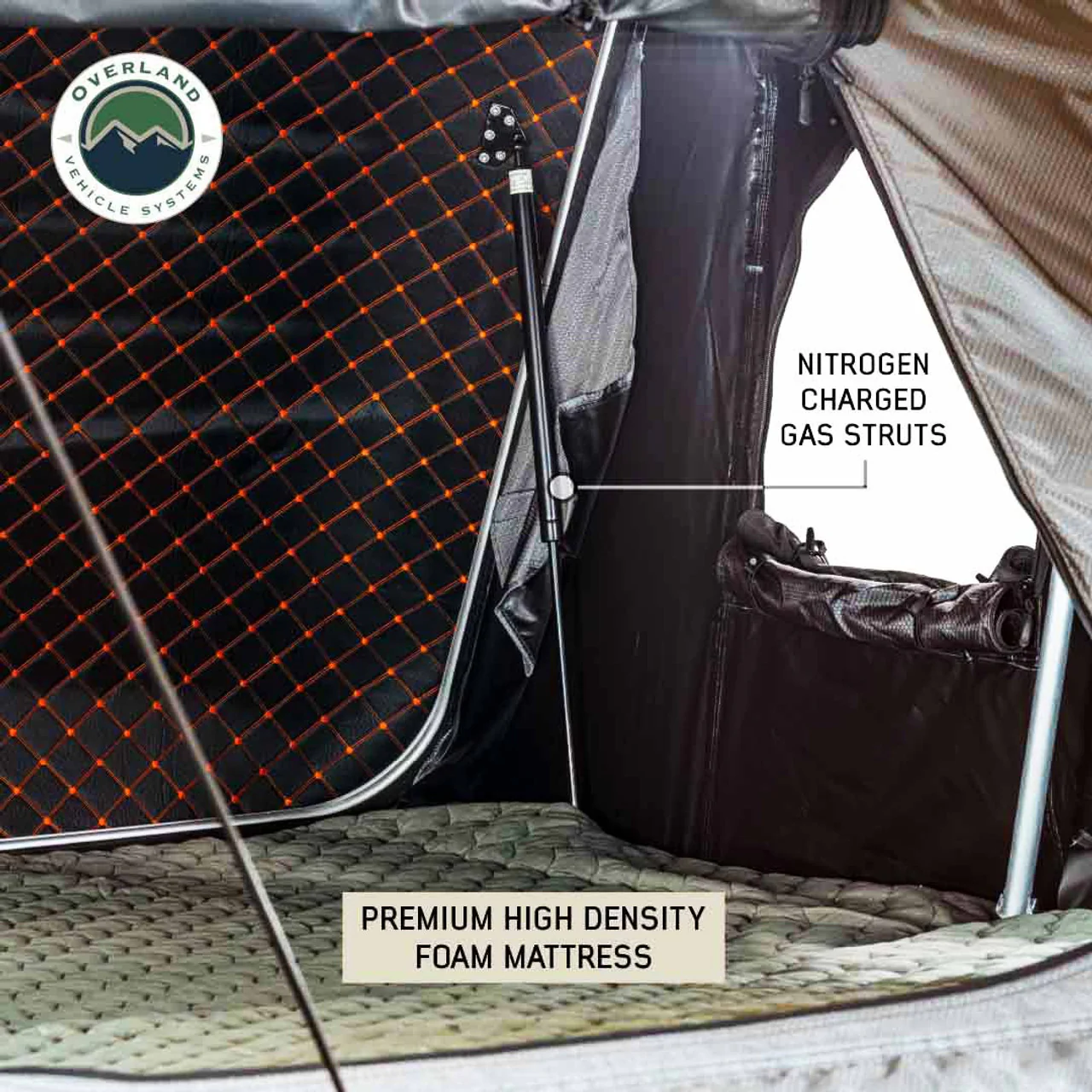 Overland Vehicle Systems HD Bundu Hard Shell Roof Top Tent - Image 4
