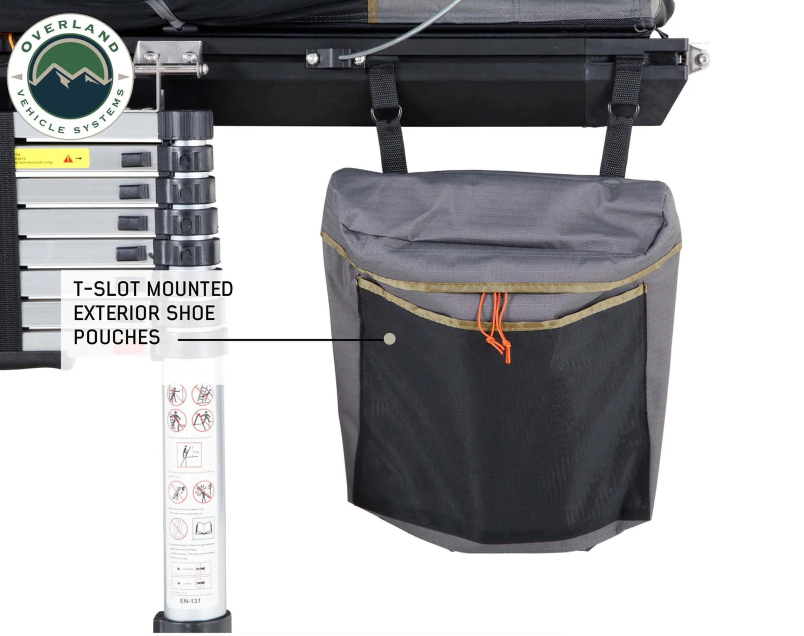 Overland Vehicle Systems Mamba 3 Clam Shell Roof Top Tent - Image 6