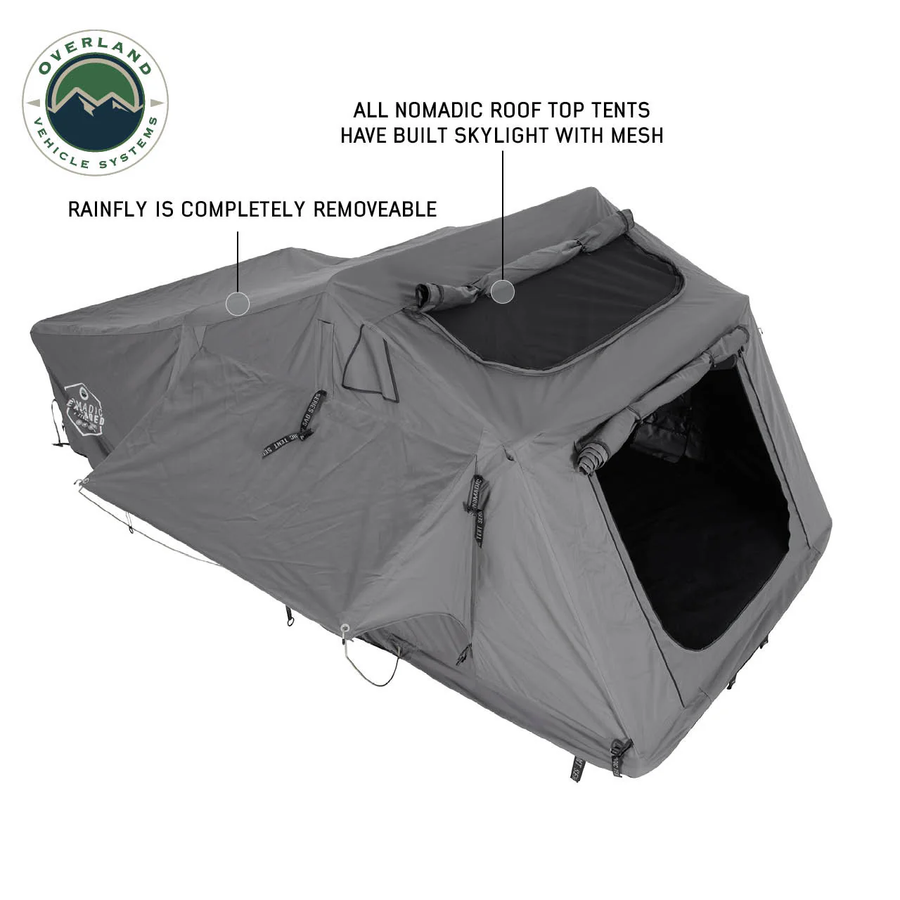 Overland Vehicle Systems Nomadic 2 Extended Roof Top Tent - Image 6