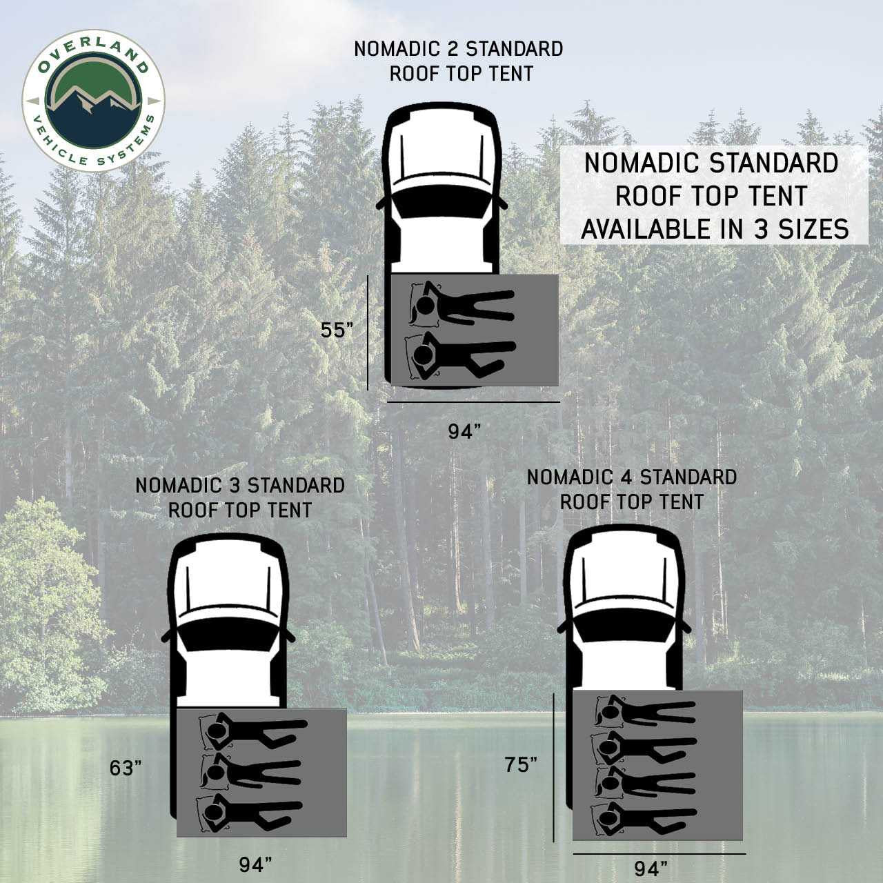 Overland Vehicle Systems Nomadic 2 Standard Roof Top Tent - Image 18