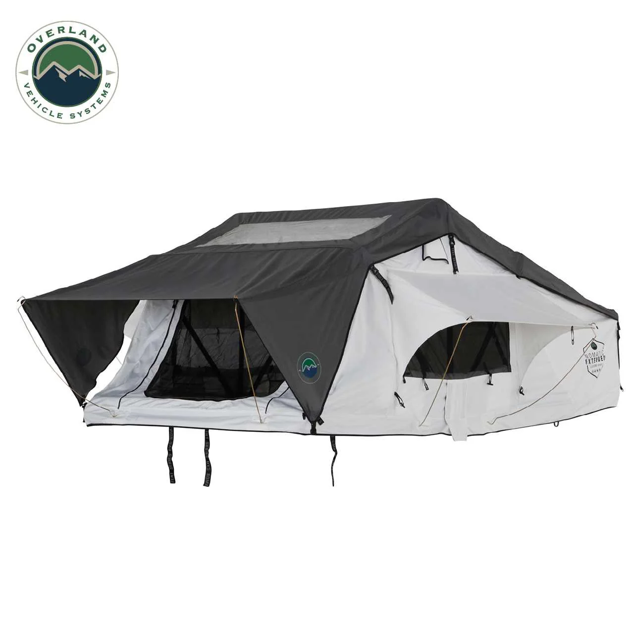 Overland Vehicle Systems Nomadic 3 Arctic White Extended Roof Top Tent - Image 4