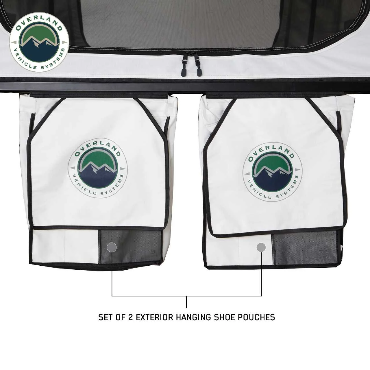 Overland Vehicle Systems Nomadic 3 Arctic White Extended Roof Top Tent - Image 9