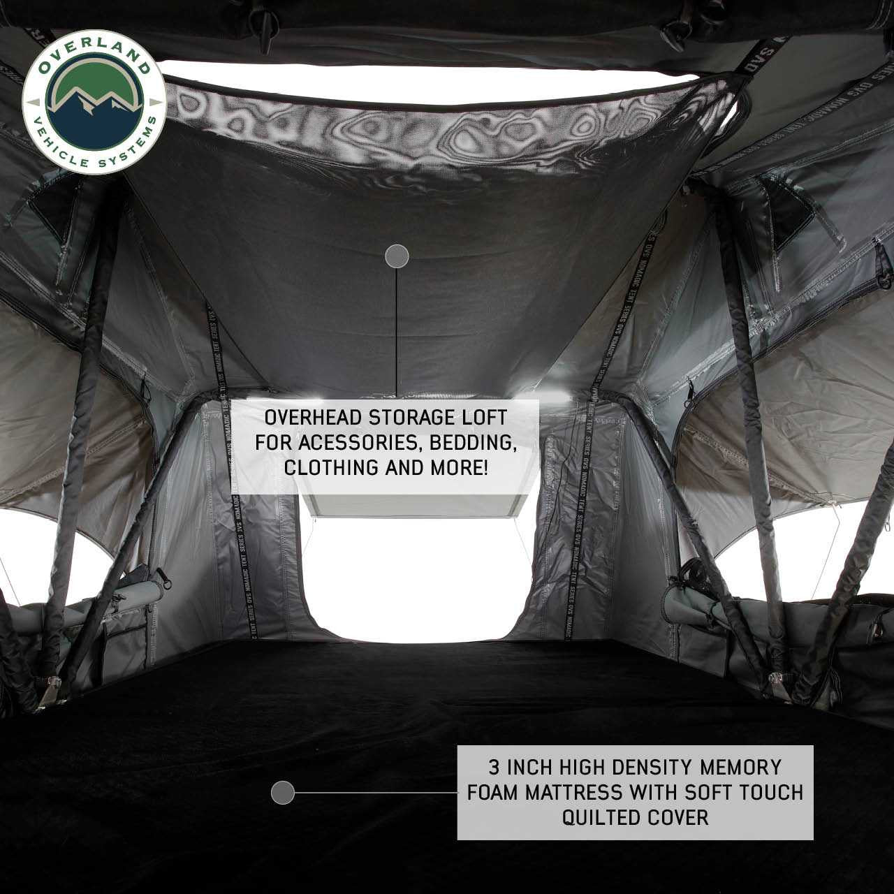 Overland Vehicle Systems Nomadic 3 Extended Roof Top Tent - Image 11