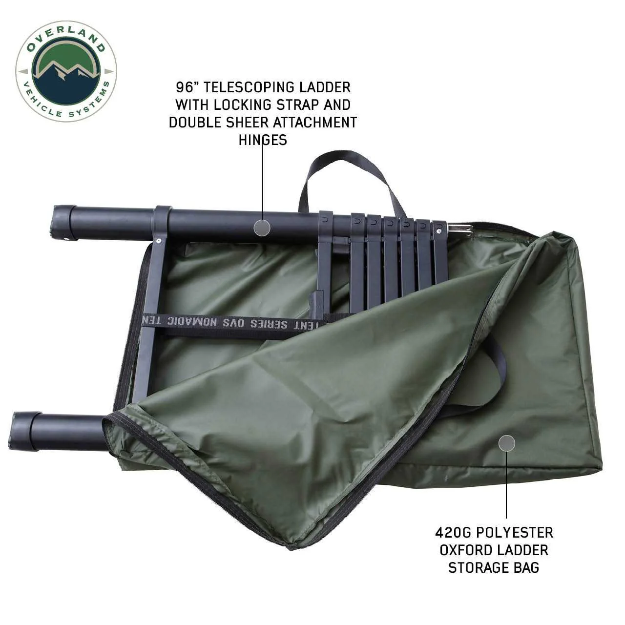 Overland Vehicle Systems Nomadic 4 Extended Roof Top Tent - Image 11
