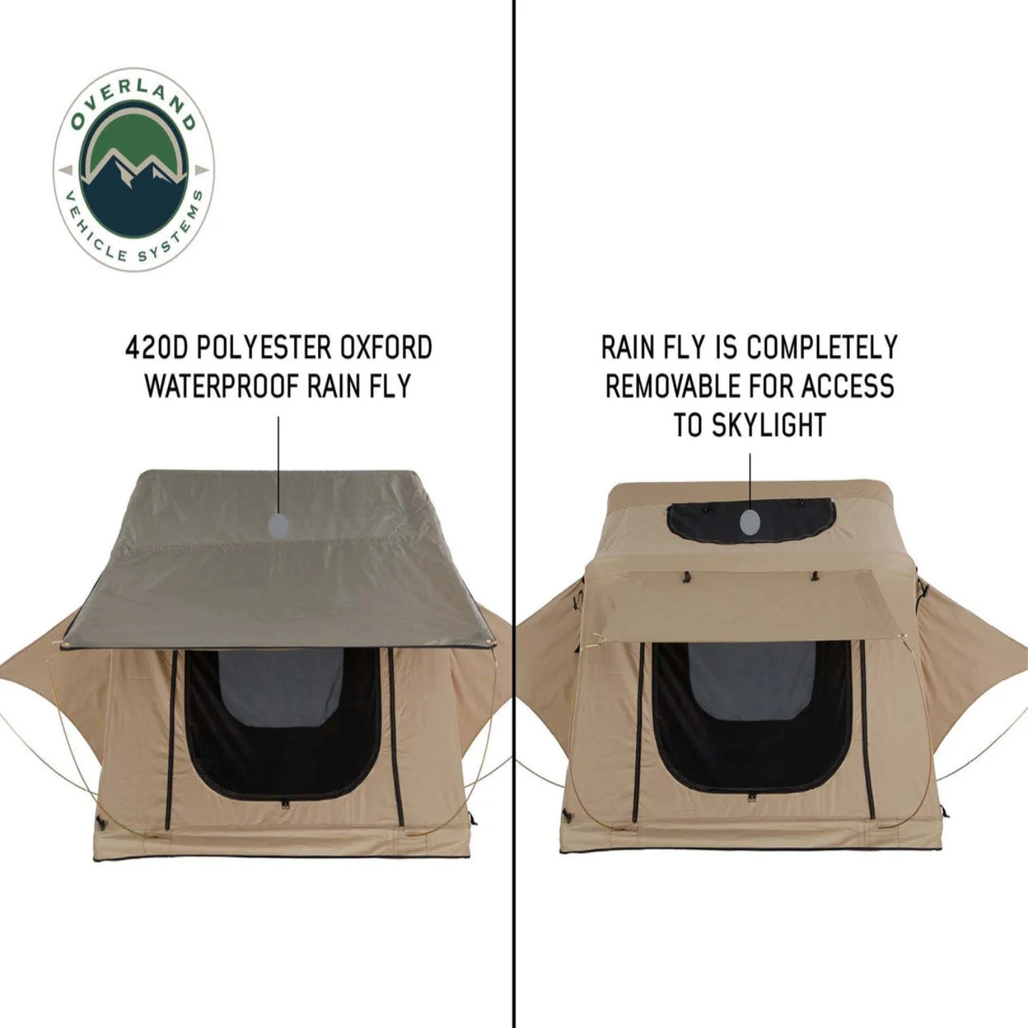 Overland Vehicle Systems TMBK 3 Person Roof Top Tent - Image 3