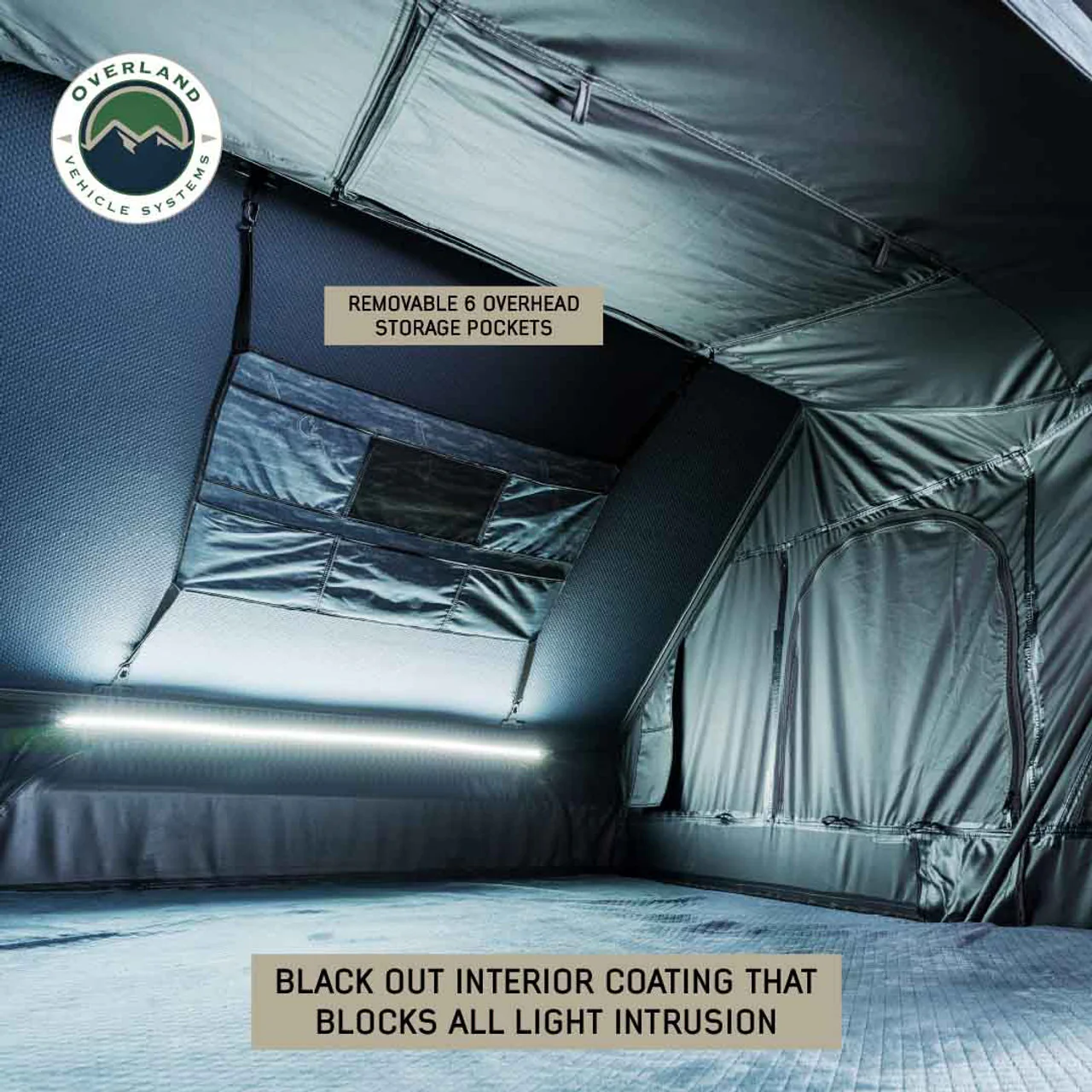 Overland Vehicle Systems XD Everest Cantilever Aluminum Roof Top Tent - Image 6