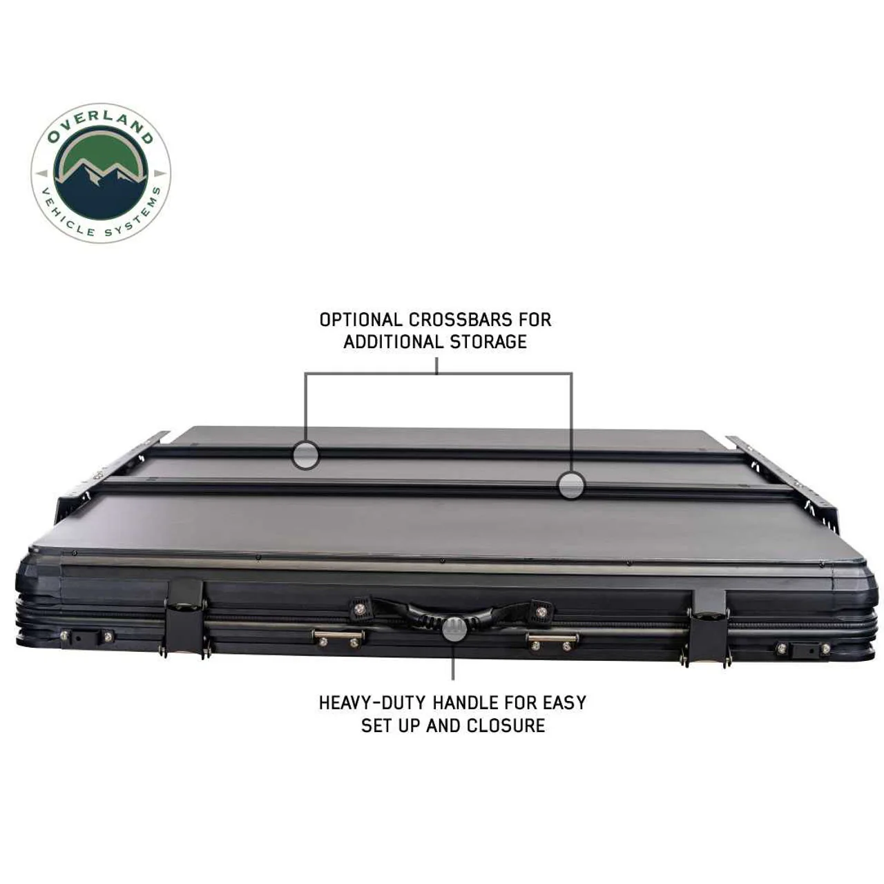 Overland Vehicle Systems XD Lohtse Clamshell Aluminum Hard Shell Roof Top Tent - Image 12