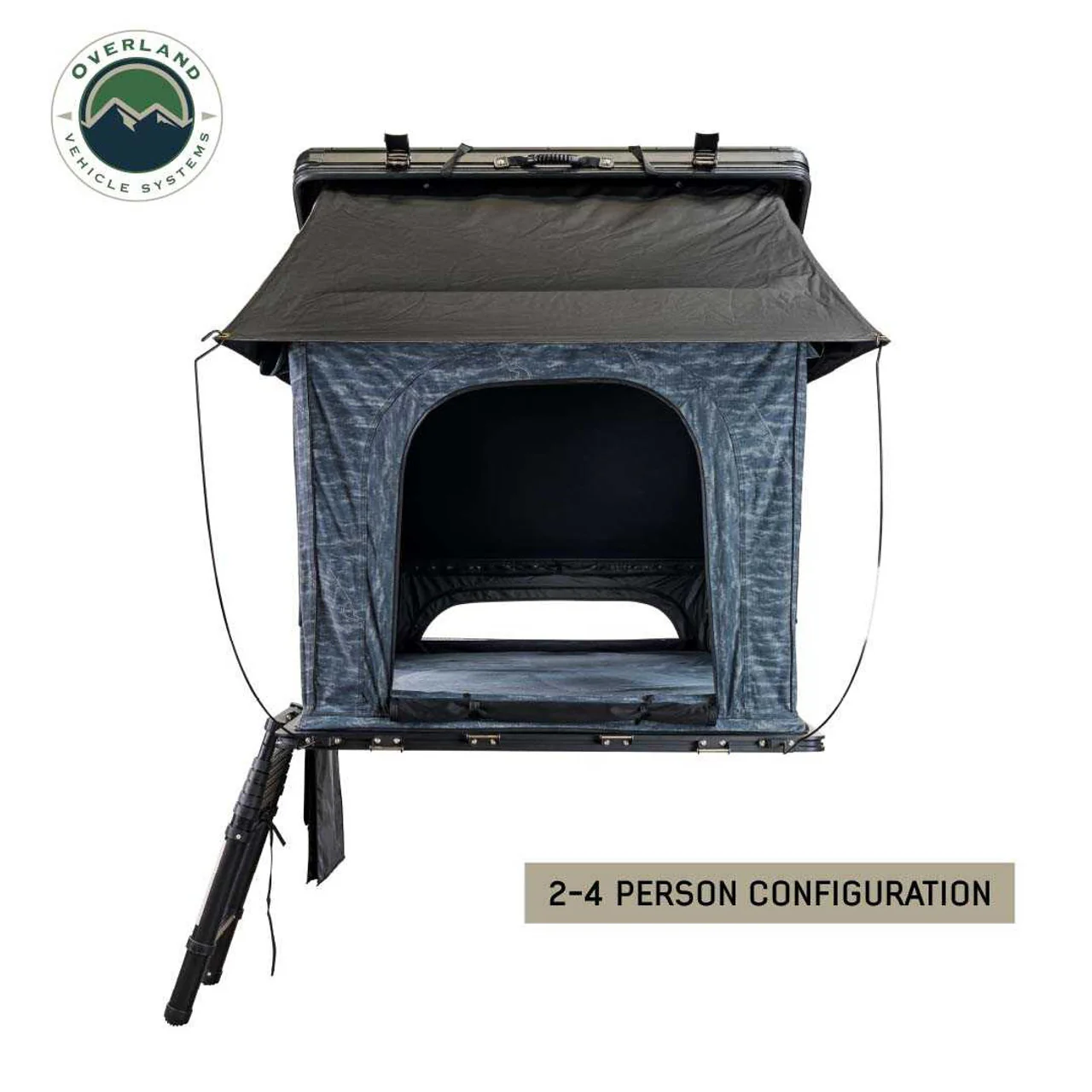 Overland Vehicle Systems XD Lohtse Clamshell Aluminum Hard Shell Roof Top Tent - Image 13