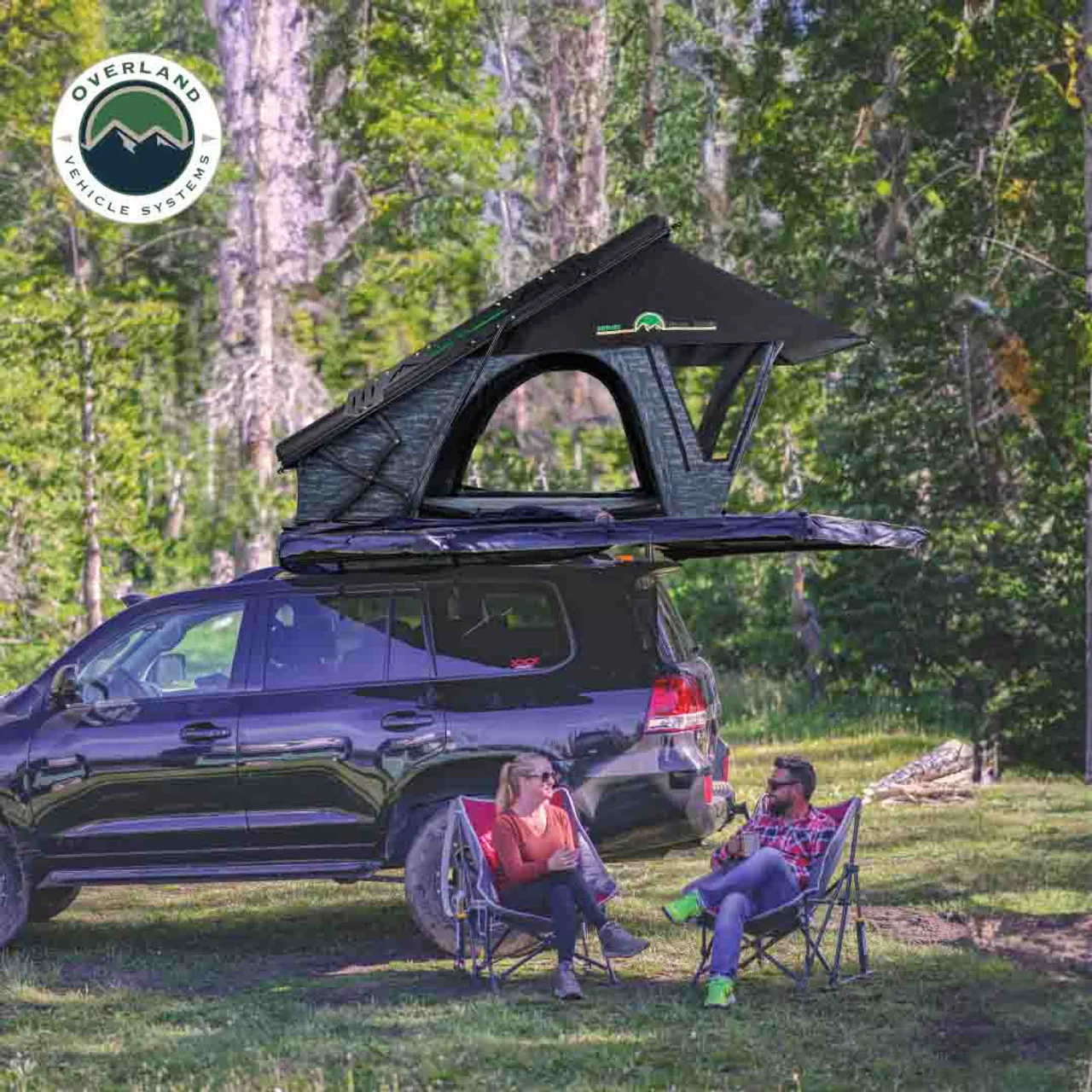 Overland Vehicle Systems XD Lohtse Clamshell Aluminum Hard Shell Roof Top Tent - Image 3
