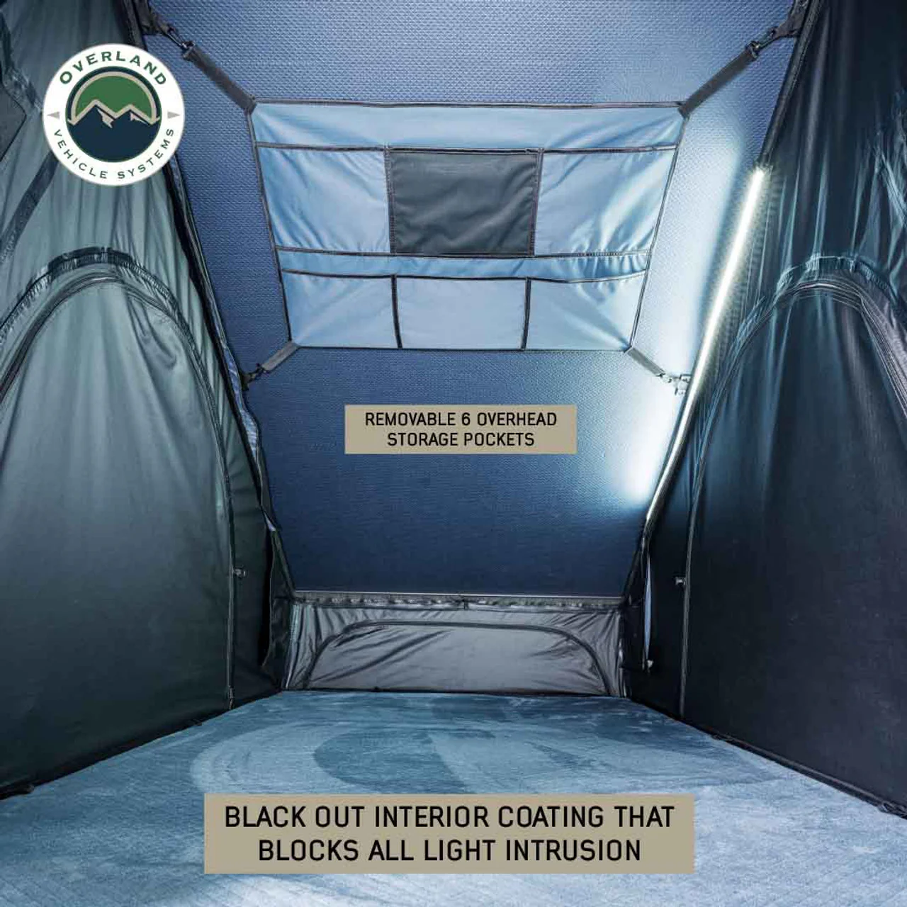 Overland Vehicle Systems XD Lohtse Clamshell Aluminum Hard Shell Roof Top Tent - Image 4
