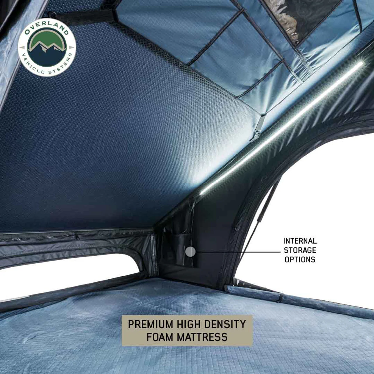 Overland Vehicle Systems XD Lohtse Clamshell Aluminum Hard Shell Roof Top Tent - Image 6
