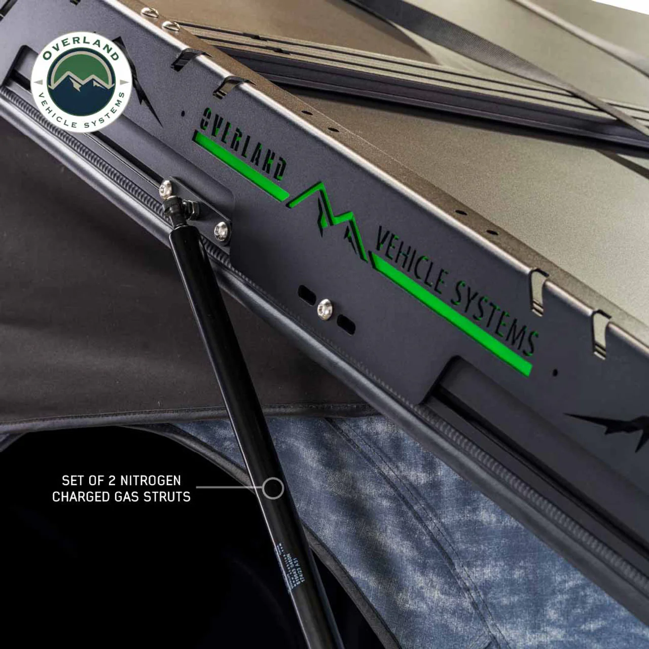 Overland Vehicle Systems XD Lohtse Clamshell Aluminum Hard Shell Roof Top Tent - Image 9