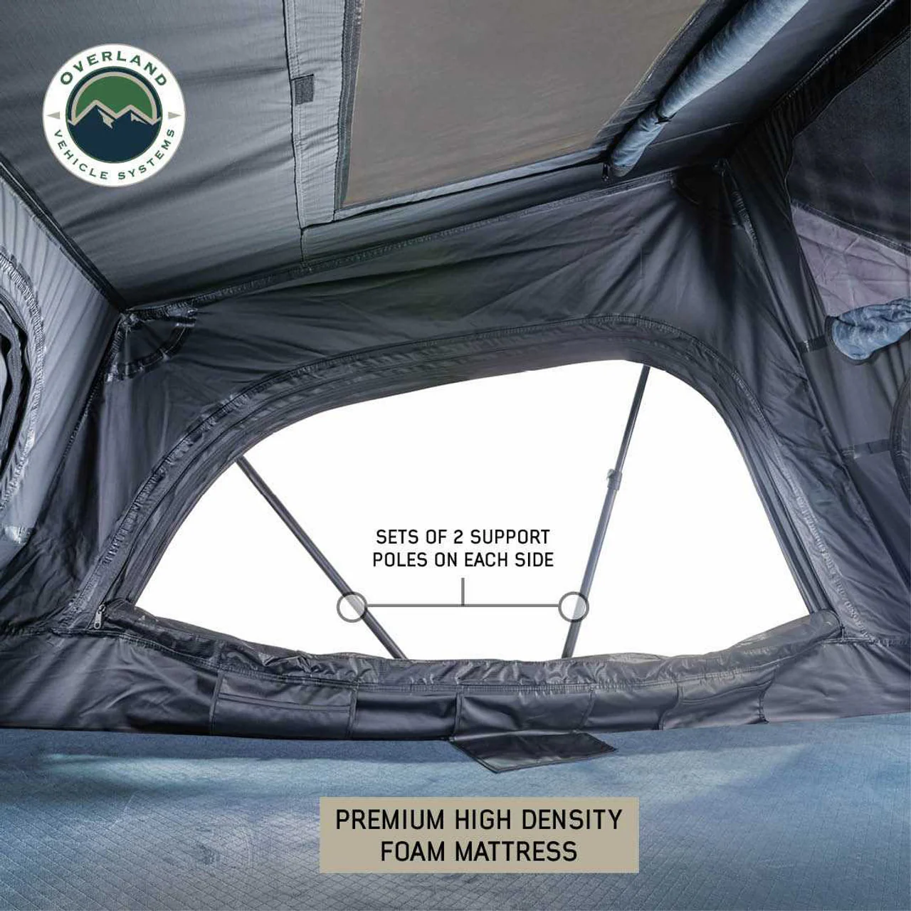 Overland Vehicle Systems XD Sherpa Soft Shell Roof Top Tent - Image 4