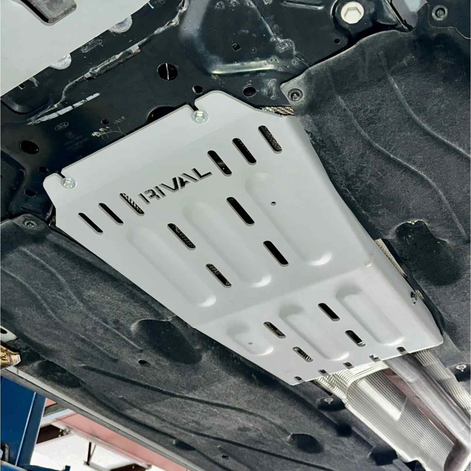 RIVAL Aluminum Catalytic Converter Skid Plate Ford Maverick EcoBoost | Bronco Sport - Image 6