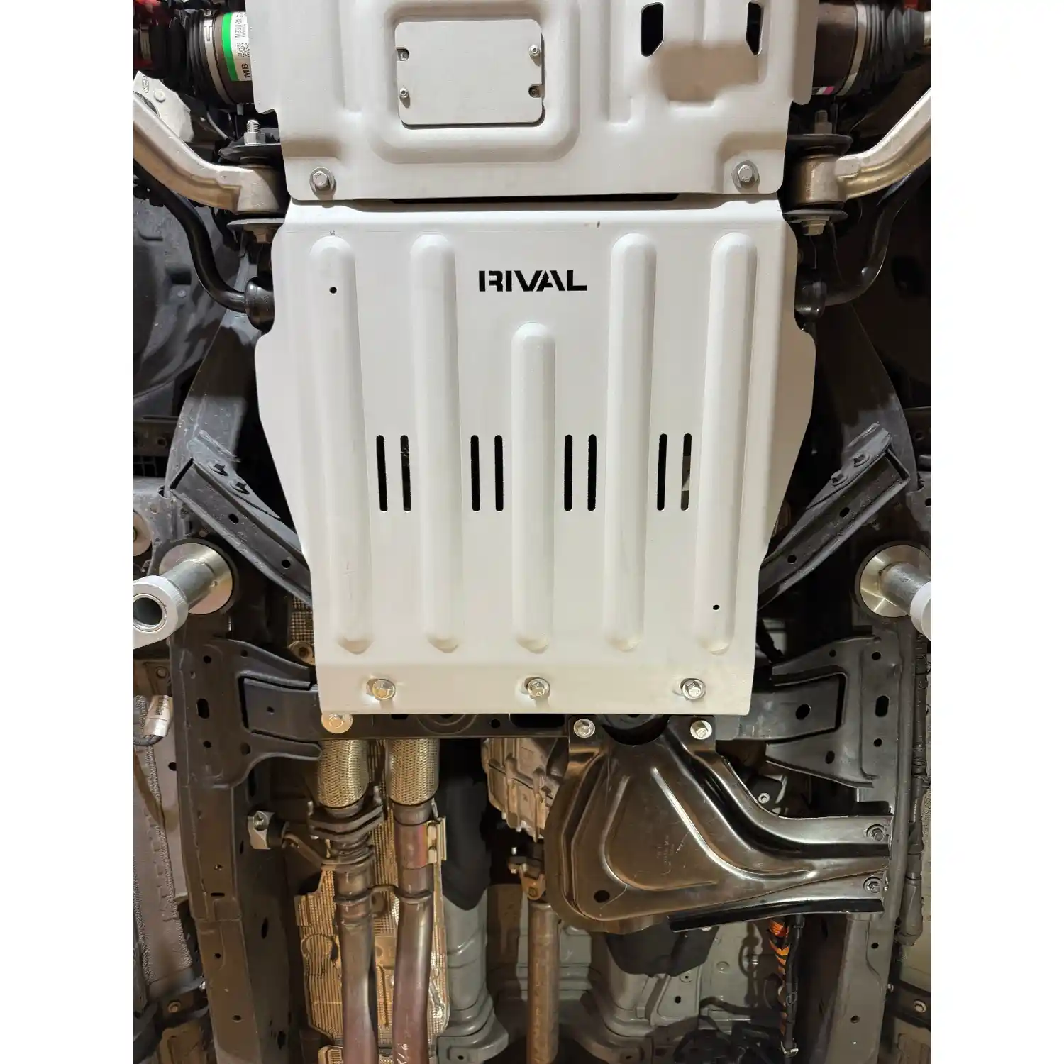 RIVAL Aluminum Transmission Skid Plate 2024+ Ford Ranger FX4 | 2021+ Ford Bronco - Image 7