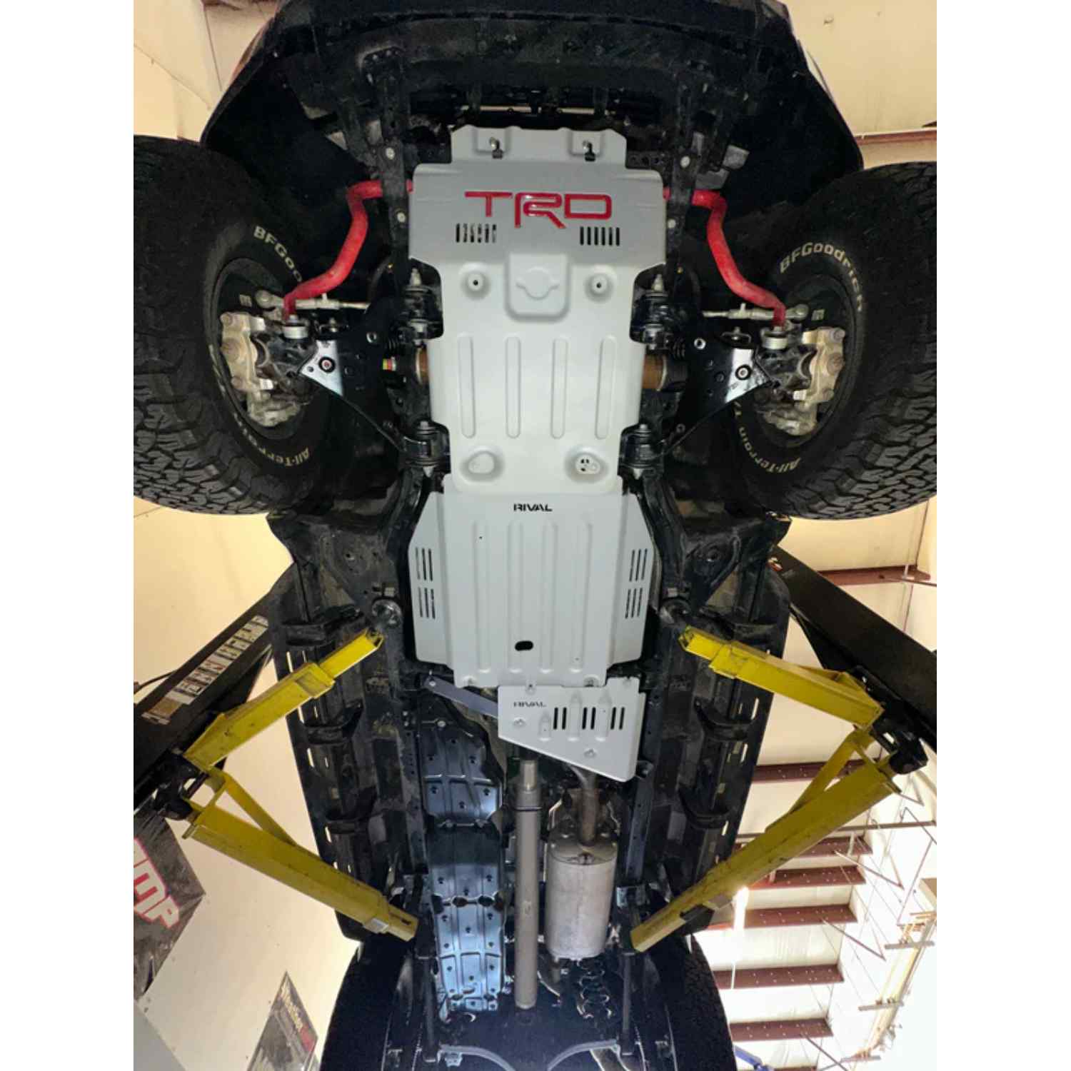RIVAL Aluminum Transmission Catalytic Converter Skid Plate 2021+ Tundra HYBRID | 2022+ Sequoia - Image 4
