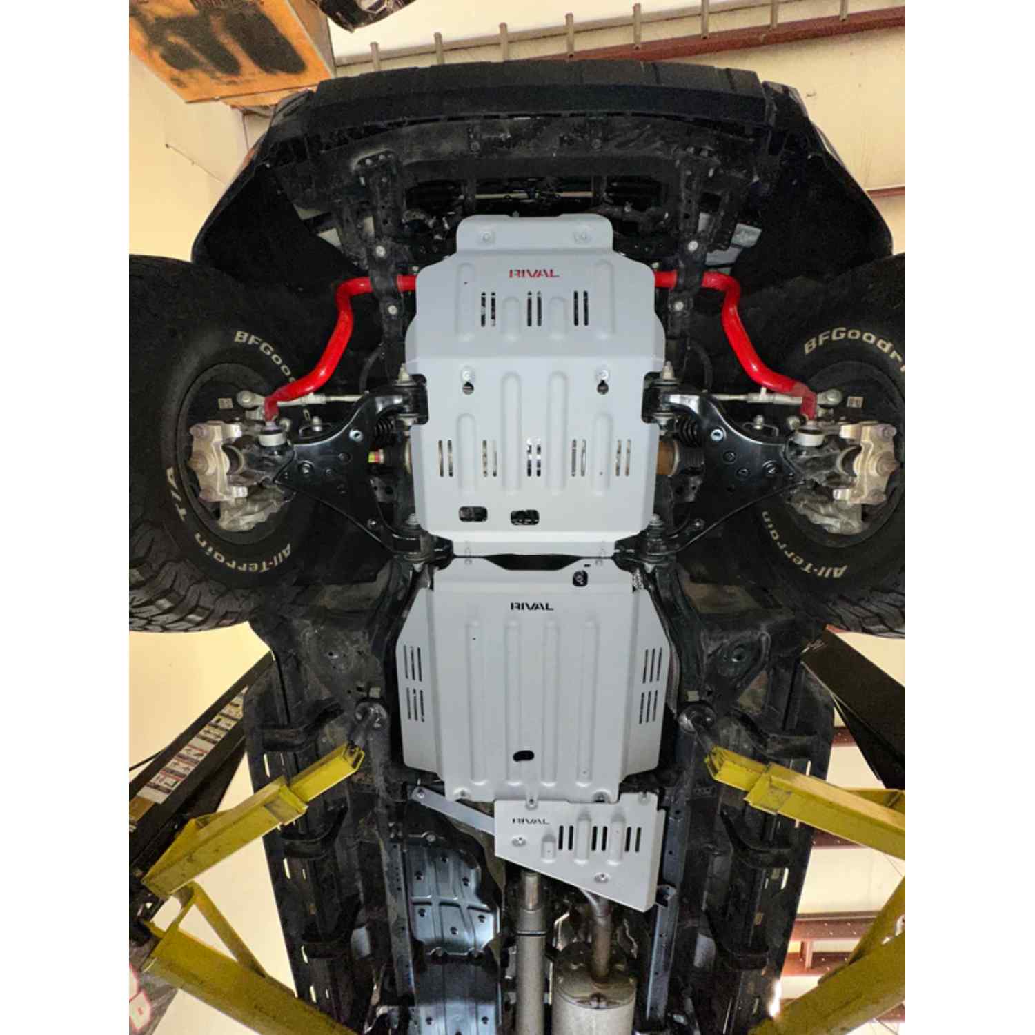 RIVAL Aluminum Transmission Catalytic Converter Skid Plate 2021+ Tundra HYBRID | 2022+ Sequoia - Image 5