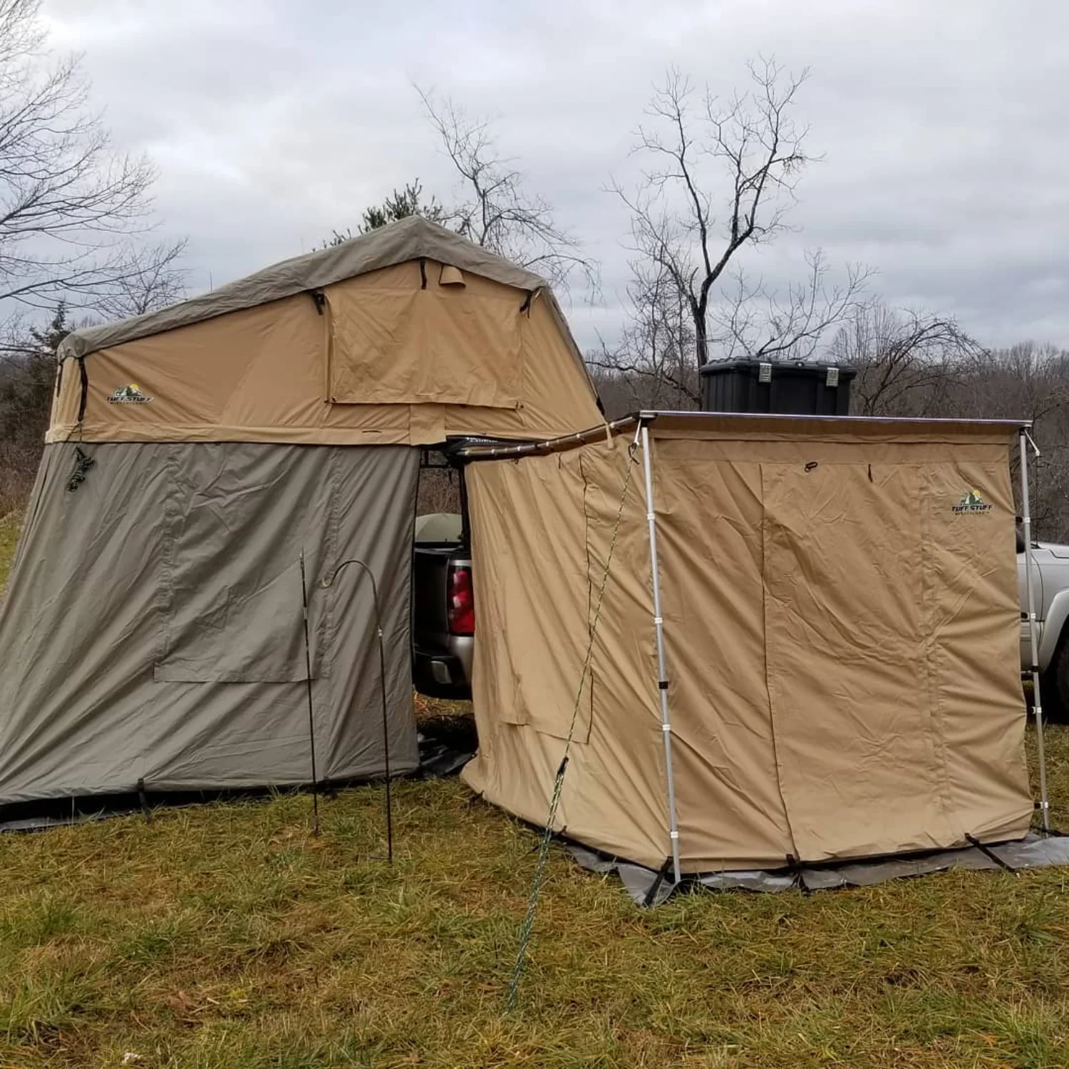 Tuff Stuff Elite Roof Top Tent with Annex for 5 Persons - Image 6