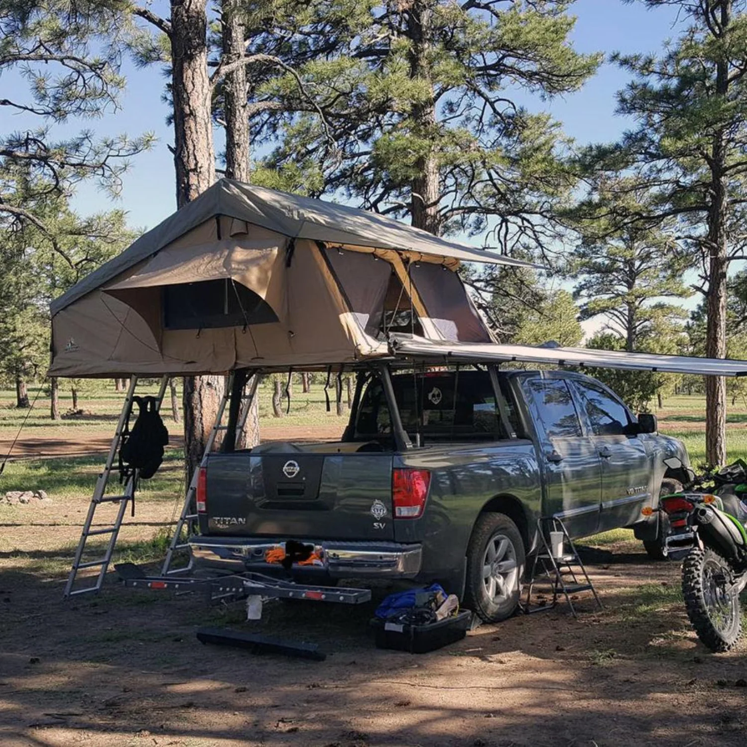 Tuff Stuff Elite Roof Top Tent with Annex for 5 Persons - Image 7