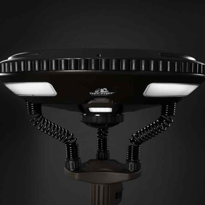 Tuff Stuff® Overland Halo 9.75" Solar Freestanding Light With Speaker - Image 3