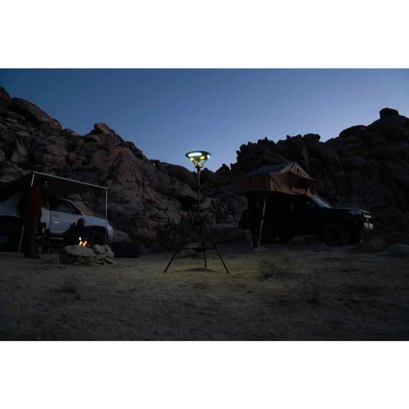 Tuff Stuff® Overland Halo 9.75" Solar Freestanding Light With Speaker - Image 4