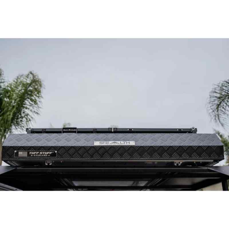 Tuff Stuff® Overland Stealth Black Ops Series Aluminum- 3 Persons Hard Shell Roof Top Tent - Image 6